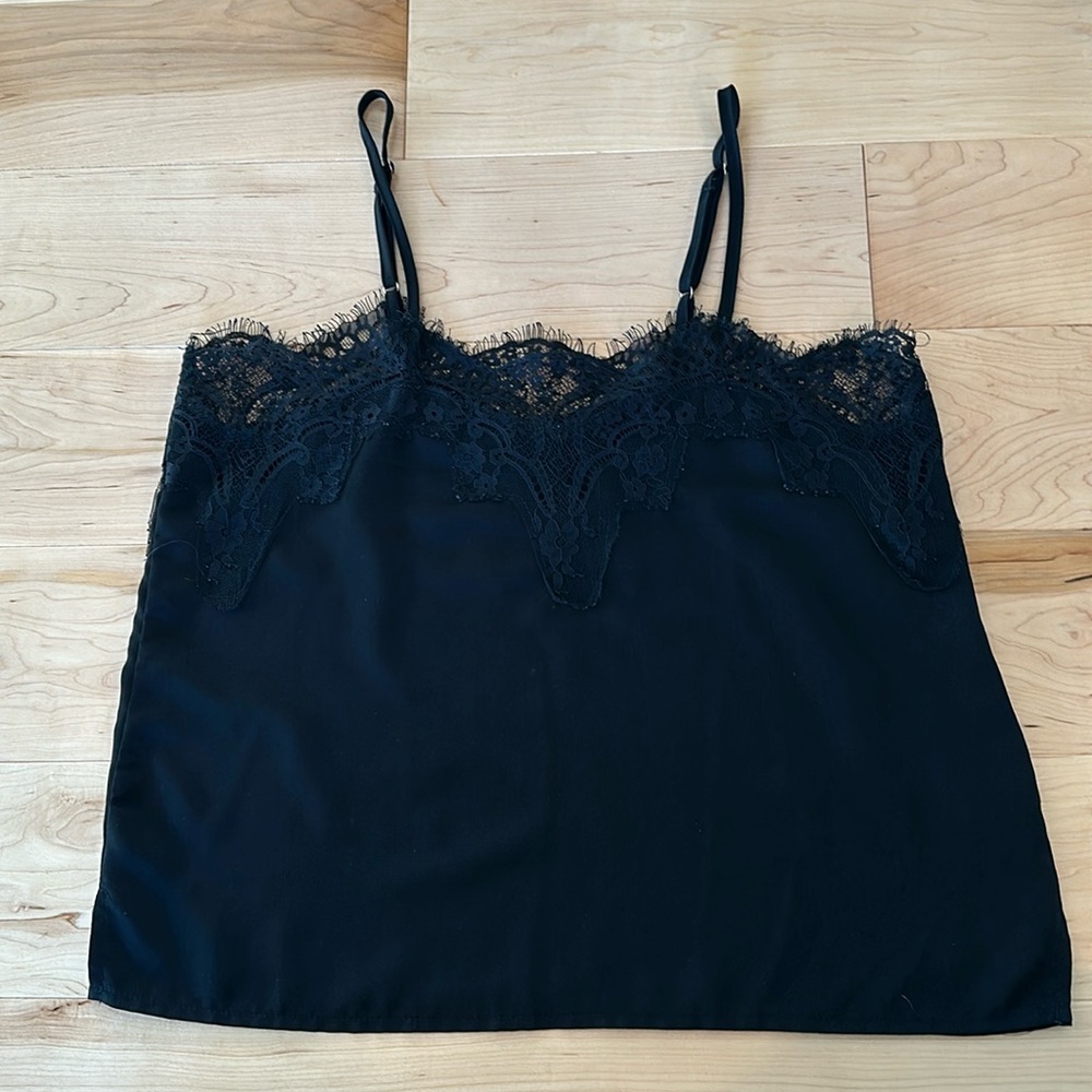 Lulus Lace Trim Tank Top